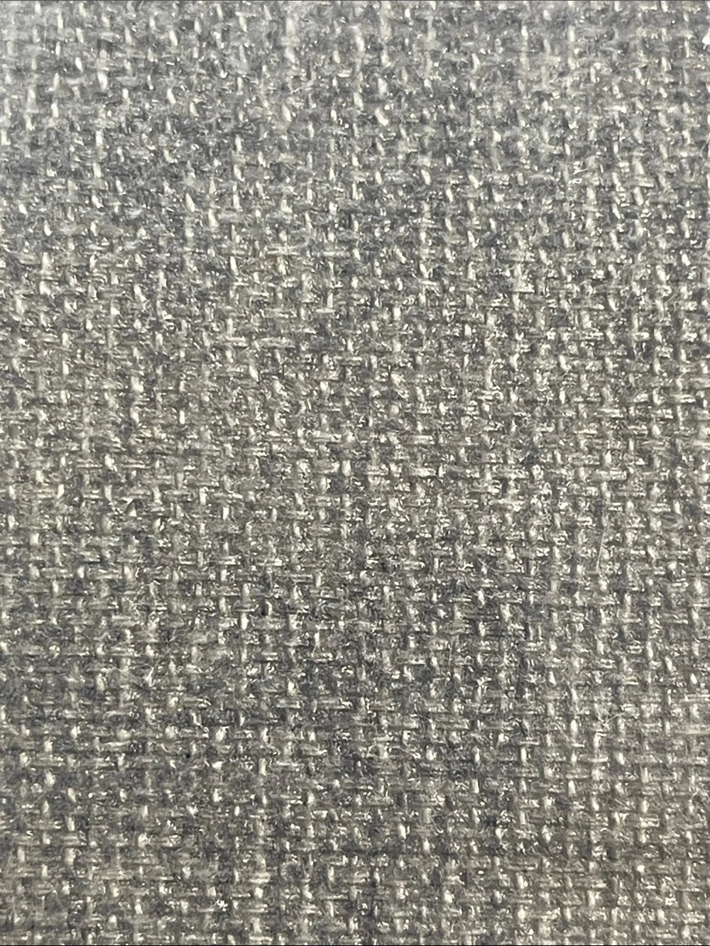 New Crate & Barrel Shiloh Grey Easy Care Tablecloth 60x90 PVC Coated Cotton